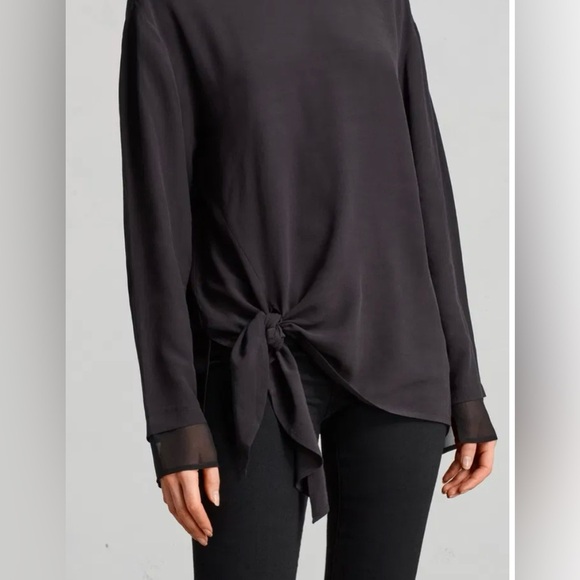 ALLSAINTS Ricco Top in black - Picture 2 of 10